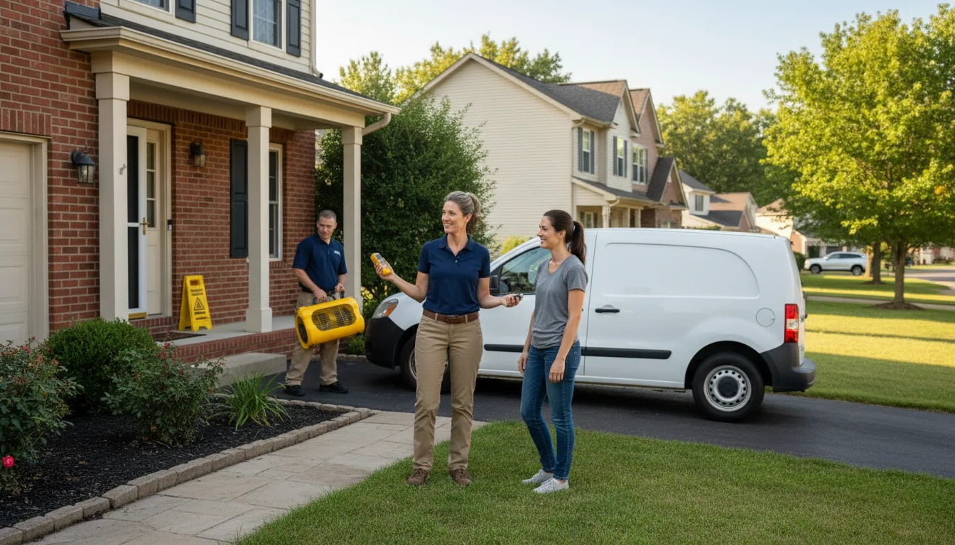 Water restoration image for Flood Water Cleanup, Removal And Restoration Services in Filer City, MI